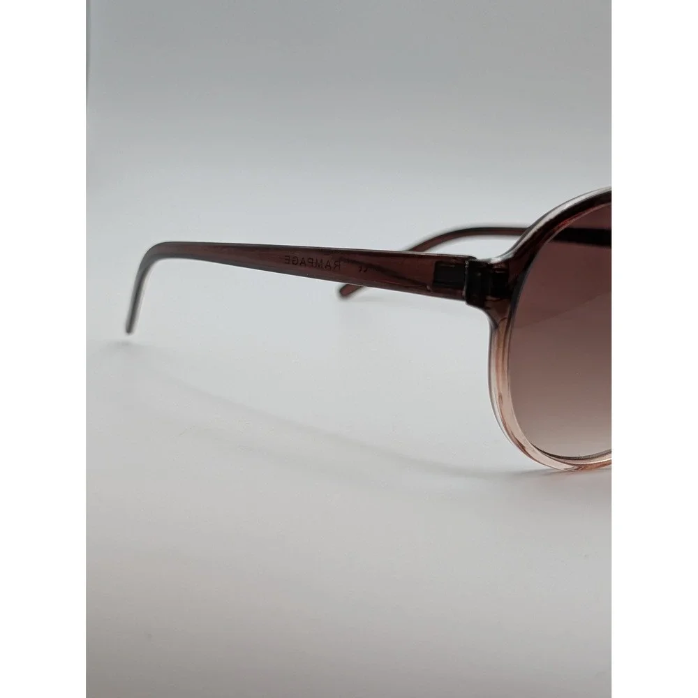 Rampage RS 1011 Womens Aviator Sunglasses Brown Gradient Lens Plastic Frame